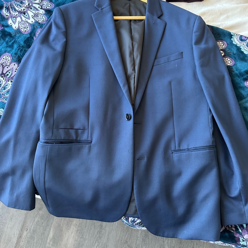 Express Men's Deep Blue Blazer